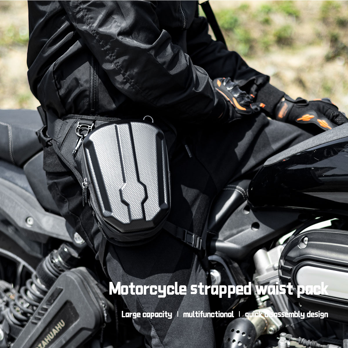 Motorcycle Gear Wardrobe - Wodoodporna torba motocyklowa na nogę, torba
