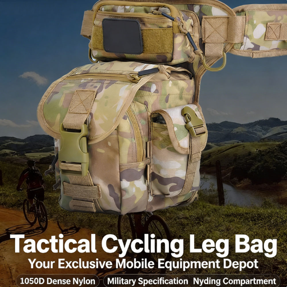 Motorcycle Gear Travel Bag - Taktyczna torba na nogę, saszetka biodrowa
