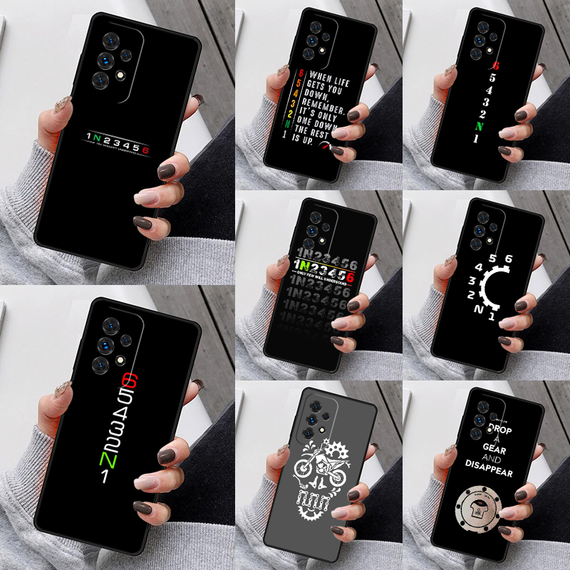Motorcycle Gear Quotes - Etui na telefon z motywem motocyklowym
