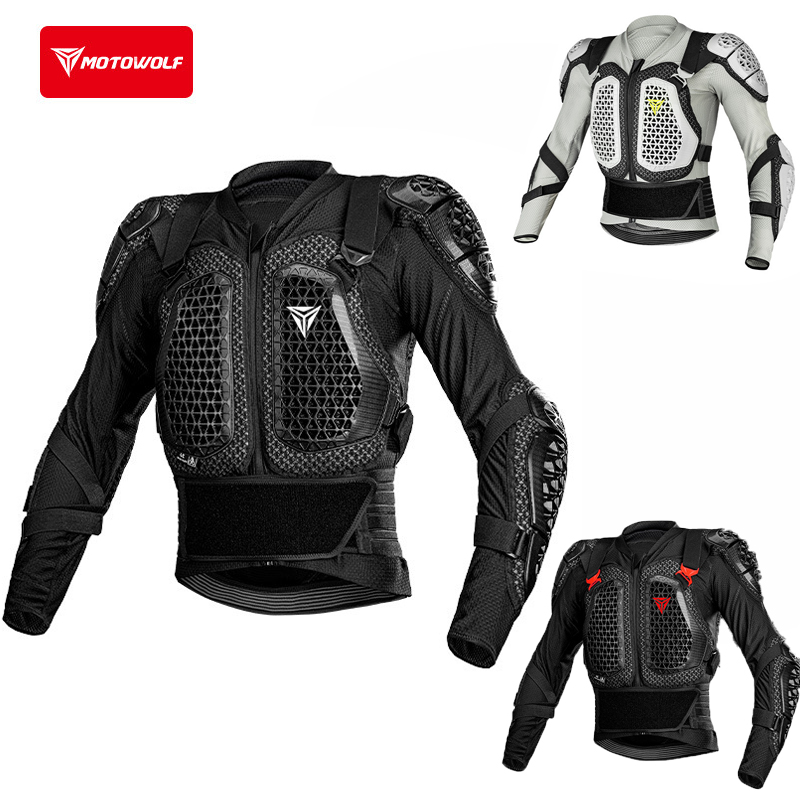 Motorcycle Gear For Men - Kurtka motocyklowa męska, ochraniacze na motocykl,