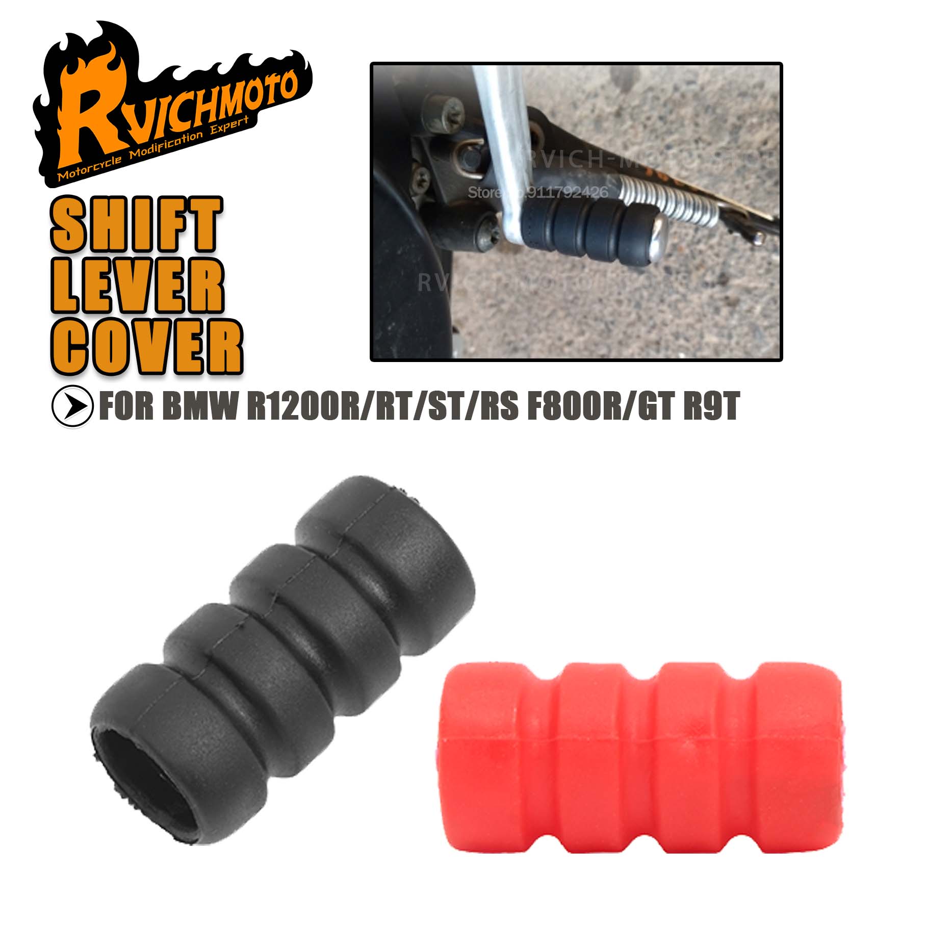 Motorcycle Gear Lever Cover - Gumowa nakładka na dźwignię zmiany biegów