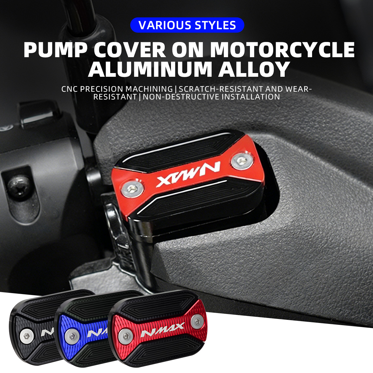 Motorcycle Gear Oil - Aluminiowa pokrywka zbiorniczka płynu hamulcowego do