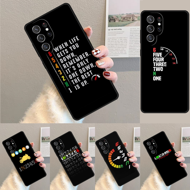 Motorcycle Gear Quotes - Silikonowe etui na telefon z motywem