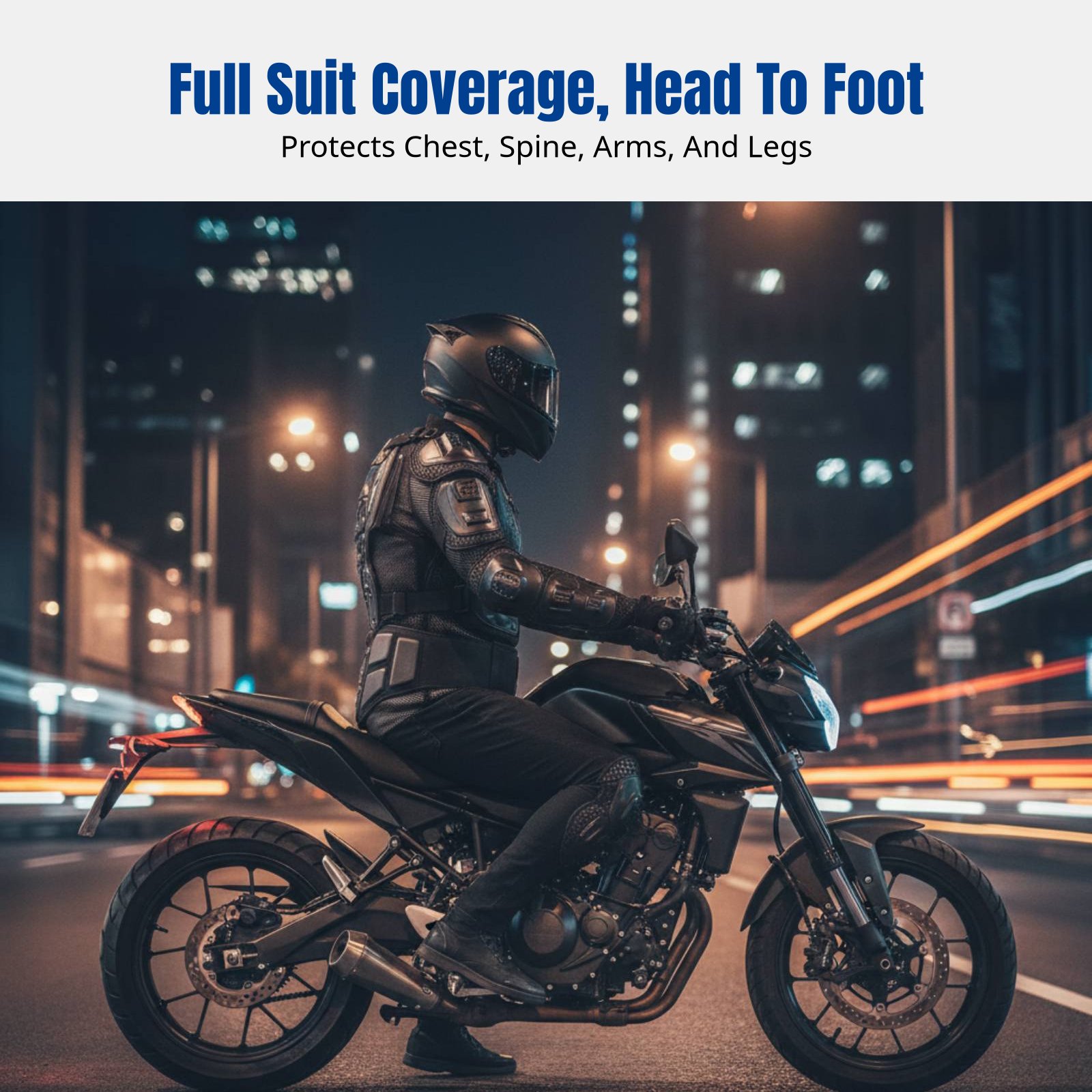 Motorcycle Gear Full Set - Zestaw ochronny na zewnątrz, do jazdy