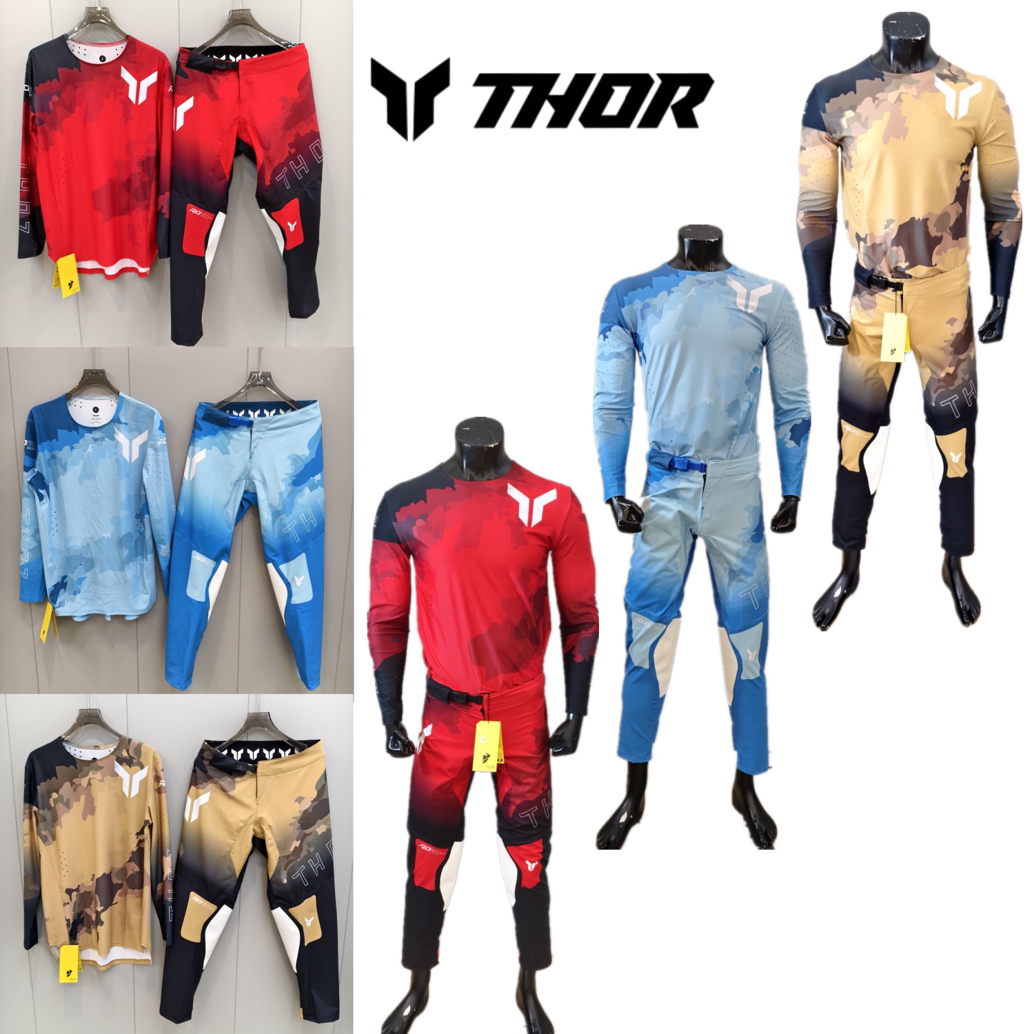 Motorcycle Gear For Men - Zestaw Motocrossowy THOR, Strój Motocyklowy MX