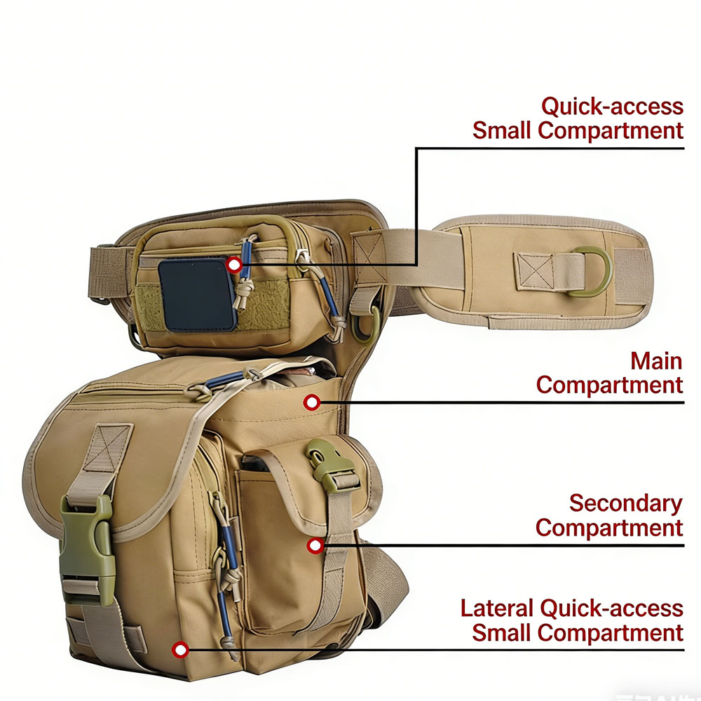 Taktyczna torba na nogę, sasze – Motorcycle Gear Travel Bag recenzja i cena