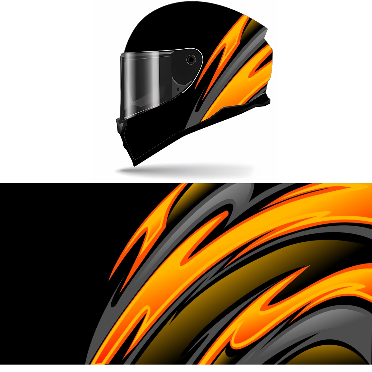 Abstrakcyjna żółta krzywa Pełn – Motorcycle Gear Yellow recenzja i cena