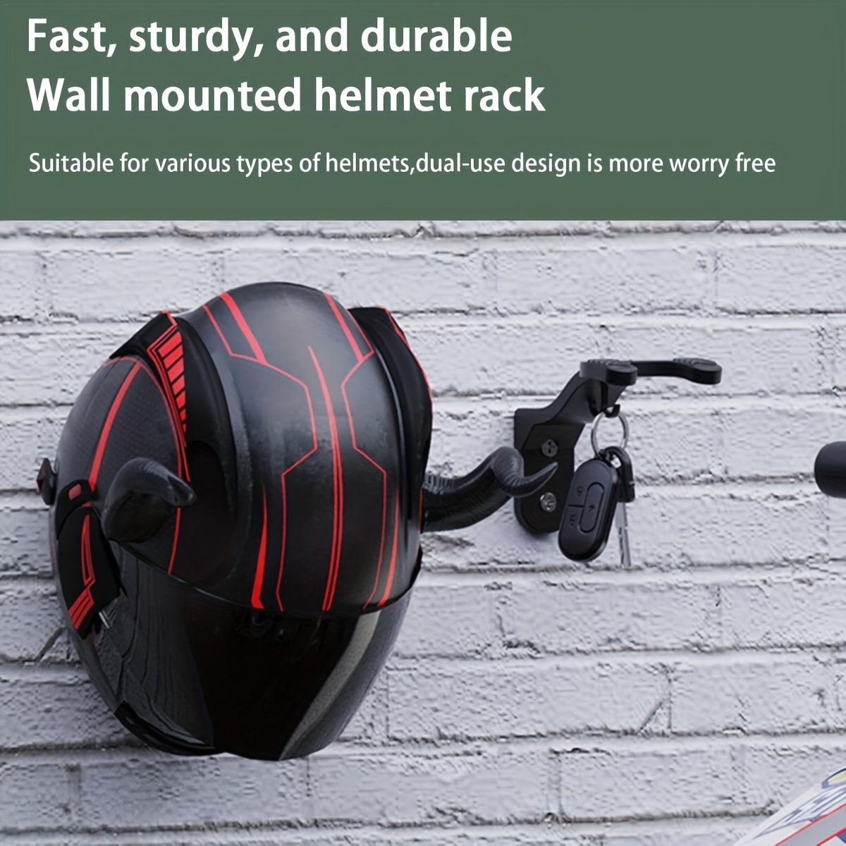 Uniwersalny ścienny uchwyt na  – Motorcycle Gear Hanger recenzja i cena
