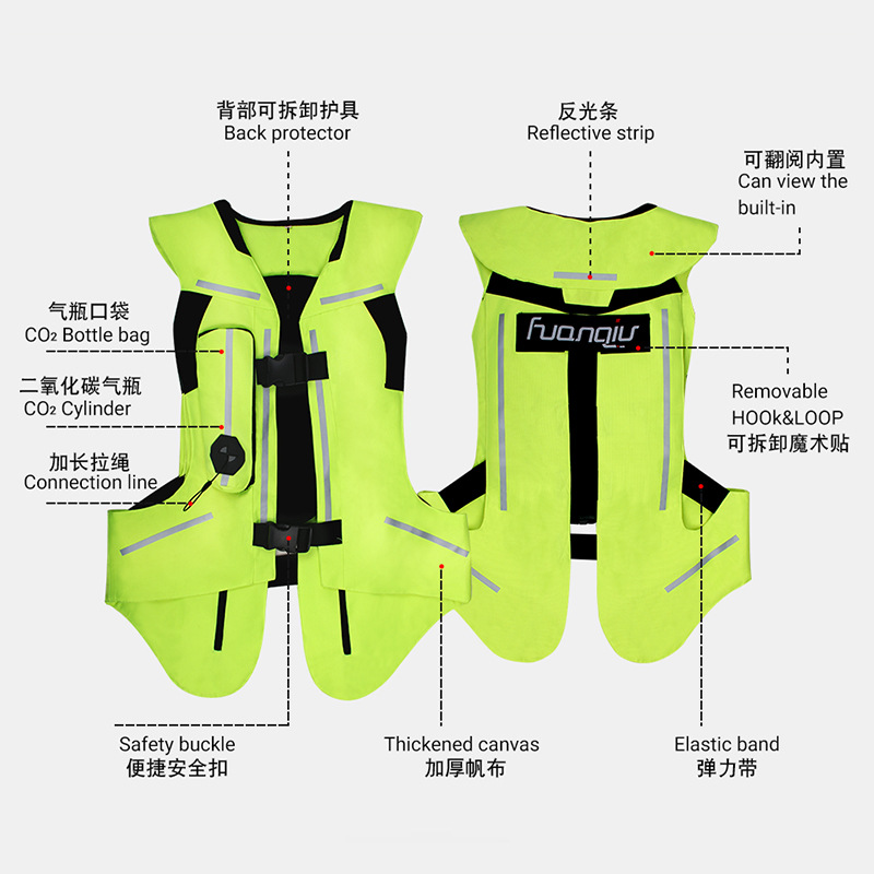 Kombinezon z poduszkami powiet – Motorcycle Gear With Airbag recenzja i cena